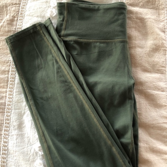 Olive green Athleta leggings - Picture 1 of 2